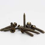 RAB Pan Head Phillips Screws Dry Wall Screws for Fixing Wood, Plywood, Pasteboards (Code:- MBA Antique PHP, Size:-25mm x 6mm, 1 Packet of 1000 pcs)