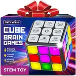 Skywin Puzzle STEM Cubes - Fun Electronic Training Game for Devloping Memory, Speed, Hand Eye Coordination - Brain Development Toy