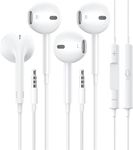 2 Pack Apple Earbuds/Headphones/Earphones with 3.5mm Wired Earbuds [Apple MFi Certified] Built-in Microphone&Volume Control Compatible with iPhone,lPad,lPod,PC,MP3/4,Android Most 3.5mm Audio Devices