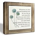 Inspirational Quote Wood Plaque Sig