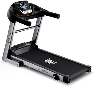 Lifelong FitPro LLTM09AD (4HP Peak) Motorized Treadmill for Home Use | 0.8–12 km/h Speed, 3-Level Incline, 12 Preset Programs | Foldable Soft-Drop, Whisper-Quiet DC Motor, Bluetooth & Speakers