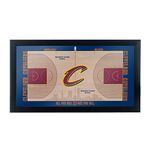 Trademark Gameroom Cleveland Cavaliers Official NBA Court Framed Plaque