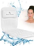 QuiltedAir BathBed Deluxe - Luxury Bath Pillow and Spa Cushion for Full Body Comfort