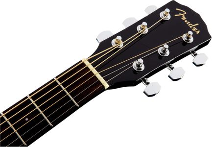 Fender CD-60SCE Acoustic-Electric Guitar, Black Dreadnought