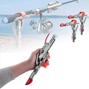 LULUME Stainless Steel Rod Stand - Automatic Spring Fishing Rod Holder - High Sensitivity - 2 Pack