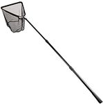 Fiblink 118 inches Folding Fishing Landing Net Fish Net with Extending Telescoping Aluminum Pole Handle (59-118 inches)