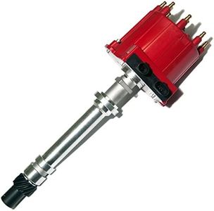 MAS Small Block Big Block EFI TBI Distributor 1987-1997 5.0L 5.7L 7.4L Compatible With Cadillac Chevy C/K Pickup Truck Van Camaro 305 350 454 HEI652R Red Cap 110-3952 GM19