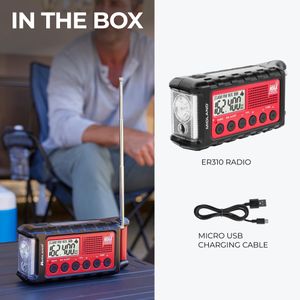 Midland ER310 Weather Alert Radio – NOAA All Hazard Emergency Radio