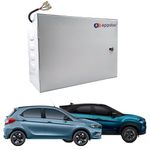 APPSTER Comapatible for Tiago, Tigor & Nexon EV Electric Vehicle Charger SAFETY Box with Lock/Ev Charging Terminal/Wall Mount Box With 15 Amp MCB Circuit Breaker)