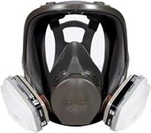 3M 68P71 Full Facepiece Reusable Respirator All-in-One Kit, Paint Project, 6800, M (1 Mask, 1-pair Cartridges, 2-pair Filters and 1-pair Retainers)