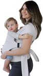 Lalabu The Simple Wrap Baby Wraps Carrier - Stylish Baby Sling Carrier for Newborns & Toddlers 13-28 lbs. Safety Tested, Easy-to-Use, Ergonomic, & Comfortable - Oat