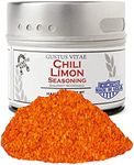 Chili Límon Seasoning | Authentic Artisanal Spice Mix | Clásico Seasoning | All Natural, Non GMO | Hand Made in Small Batches | Made in USA | Sustainably Sourced Spices, GLP-1 Friendly | Ultra Premium | Magnetic Tin | Gustus Vitae | #26