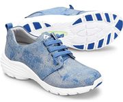 Nurse Mates Women's Velocity Medical Professional Shoe, Denim Print, 8