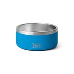 YETI Boomer 4, Stainless Steel, Non-Slip Dog Bowl, Holds 32 Ounces, Big Wave Blue