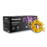 Panasonic Deco Fancy 10 Mtr LED String Light for Diwali, Decorative LED String Light for Ganesh Chaturthi, Christmas Decoration Light (Golden)