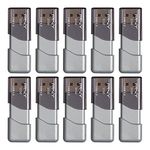 PNY 32GB Turbo Attaché 3 USB 3.0 Flash Drive, 10-Pack, Silver