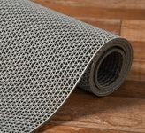 VNQ! Anti Skid & Multipurpose Rubber Mat/Bathroom Mat/Shower Mat/Carpet/Rugs/Rainmat/Swimming Pool Mat Colour Grey|(4X3 Feet)