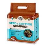 Coco & Coir Seed Compost Perlite Potting Mix | Peat-Free Organic Coco Soil Indoor Plants/Houseplants - Coco Grow+ 75L/5kg