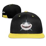 Black Big Hip Hop Caps Cotton Baseball Hat Scary Shark Boys&Girls