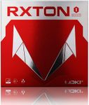 Loki RXTON 1 Table Tennis Rubber Sheet, 2.1mm Professional ITTF Approved Sticky Ping Pong Racket Rubber, Hard Cake Sponge for Quick Attack Offensive (Red)