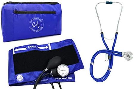 EMI EBL-430 Royal Sprague Stethoscope and Large Adult Cuff (See Large Cuff Size: 33 cm to 51 cm | 13 inch to 20 inch) Aneroid Sphygmomanometer Manual Blood Pressure Set