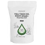 Aromasong Tea Tree Foot Soak Treatment with 7 Essential Oils - OptiMSM - Eucalyptus Oil with Dead Sea Salt 14 OZ.