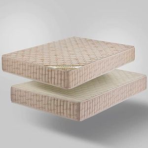 DXIII DELUXE13 Colchón Ortopédico Anatómico Eliocel Oro con Lana de Merino 2 Caras Alta Densidad (150x190x26)