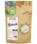 Wholefood Earth Organic Dried Coconut Chips – 1 kg | Raw | GMO Free | Vegan | High Fibre | Certified Organic