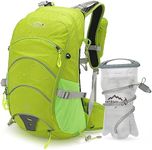 IX INOXTO Hydration Pack ,20L Hydration Backpack, Hiking Internal Frame Backpacks with 2L Hydration Water Bladder and Rain Cover, for Cycling,Camping, Hunting,Ski, Snow for Men, Women (Light Green)