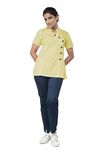 UNIFORM CRAFT Polyester Cotton Twill Nurse Uniforms - Ideal for Nurse Uniforms | Hospital Uniform, NT09 Gingen Yellow_S