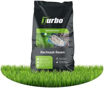 Rasensamen Nachsaat 50m², Rasensamen schnellkeimend, Grassamen, Rasen Nachsaat, Ideal gegen Lücken, Frühjahr und Herbst, RSM Qualität, Turbogrün