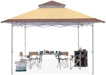 ABCCANOPY 3.6Mx3.6M Pop up Gazebo Tent Outdoor Canopy Shelter with Netting, Beige