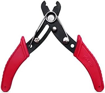 Visko Tools 239 6-inch Wire Cutter or Stripper | Cable Cutter Clamp | Electric Cable Wire Stripping Plier Tool | Red Color |