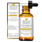 100% Natural & Organic Vitamin E Oil For Your Face & Skin - 15,000/30,000 IU - Reduces Wrinkles & Lightens Dark Spots Which Leaves Your Skin More Youthful. Not-Too-Thick Oil, Infused With Jojoba & Avocado Oil, Makes Your Skin Soft & NON Sticky. Makes Collagen and Elastin. Best Selling Vitamin E Oil Is Better Than Capsules! Finally Get The Results You've Been Looking For!