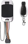 GPS Tracker for Vehicles No Subscription, Riloer Anti Theft GSM SMS GPRS GPS Tracking Device for Cars Motorcycles Accessories, GPS Locator System TK303G Remote Cut Off Oil Power Support Fuel Sensor