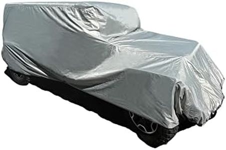 Formosa | SUV Cover Compatible with 2007+ Jeep Wrangler JK TJ CJ7 CJ5 2 Door (Up to 176"), All Weather, Woven Longer Lasting Fabric for Harsher Weather Outdoor Storage Poly 200, Grey