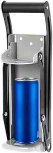 ASAB Can Crusher for Recycling 16oz Wall Mounted Easy to Install Beer Can Crusher 2 in 1 Can Presser with Bottle Opener Recycling Tool Rubber Non Slip Grip Handle 500ml Aluminium Tin Soda Can Crusher
