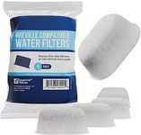 Essential Values 6 Pack Replacement Water Filters for Breville BWF100 - Charcoal Activated by