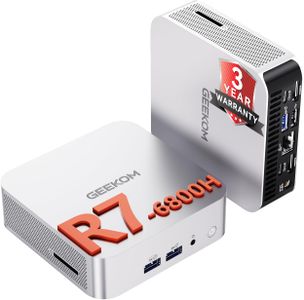 GEEKOM A6 Mini PC – Ryzen 7, 32GB RAM, 1TB SSD
