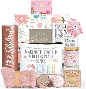 13th Birthday Gifts for Girls, Happy 13th Birthday Gift Ideas, 10 Pieces Unique 13th Birthday Gifts for Daughter, Niece, Granddaughter, 13th Birthday Gifts for Her, Official Teenager Birthday Gifts