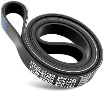 Alternator Fan Serpentine Belt Fit for Nissan Altima 2013 2014 2015 2016 2017 2018 Fit for Nissan Rogue 2014 2015 2016 2017 2018 2019 2020 Replace# 11720-3TA0A
