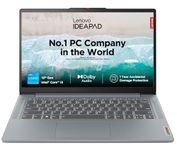 Lenovo IdeaPad Slim 3 Intel Core i3-1305U 14" (35.5cm) FHD IPS 300 Nits Thin & Light Laptop (8GB/512GB SSD/Win 11/Office 2021/Alexa Built-in/3 Month Game Pass/Arctic Grey/1.37Kg), 82X60013IN