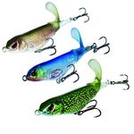 ods lure Fishing Lure Set Fishing Artificial Bait Whopper Plopper Hard Topwater Lure with Rotating Tail Hooks (Kit 1)