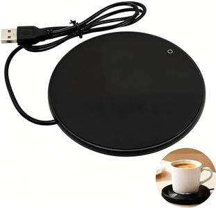 USB Cup Warmer with 3 Temperature Settings and Automatic Shut-Off Function, Suitable for Ceramic, Glass, and Stainless Steel Cups, Keeping Coffee, Tea, and Beverages Hot at All Times