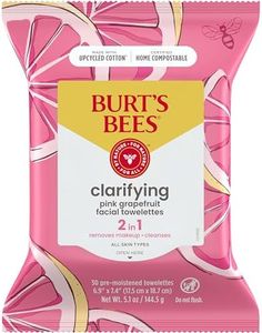 Burts Bees Facial Cleansing Towelettes, Pink Grapefruit, 30-Piece