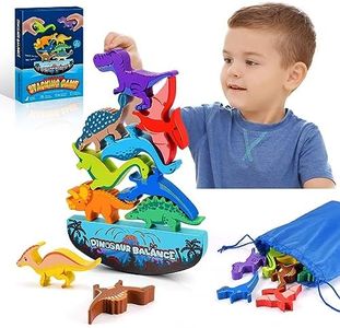 DejaNard Jouet Enfant Garcon, Jeu Dinosaure Cadeau 3-5 Ans/3-6 Ans Jouet pour 3 4 5 6 7 Ans Smart Games - Jeux Montessori en Bois