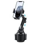 Miracase Car Phone Holder for Cars Cup, Mobile phone Mount Automobile Cradle 360° Rotatable Stand GPS Vehicle Mount for iPhone16 15 Pro Plus Max 14 13 12 11Samsung
