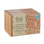 Little Soap Organic Unperfumed Soap Duo Pack - Vegan, Cruelty Free, No SLS or Parabens, Perfect for Sensitive Skin, Gifts for Women & Men, 110g x 2