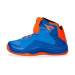 KK Slam Dunk Basketball Shoes for Indoor and Outdoor Courts (Blue-Orange, Numeric_11)