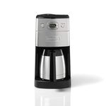 Cuisinart Grind and Brew Automatic | Bean to Cup Filter Coffee Maker | Thermal Carafe | DGB650BCU, Silver